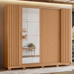 Guarda Roupa Casal Jacarandá 4 Portas Flex Freijó com 4 Espelhos - Móveis Albatroz Guarda Roupa Casal Jacarandá 4 Portas Flex Freijó com 4 Espelhos - Móveis Albatroz