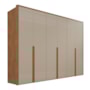 Guarda Roupa Casal Lizz 6 Portas 6 Gavetas Flex Cedro/Off White - Casa D