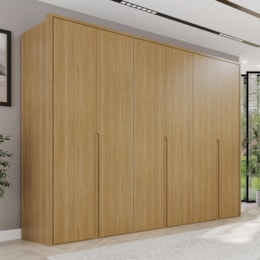 Guarda Roupa Casal Lizz 6 Portas 6 Gavetas Flex Hannover - Casa D