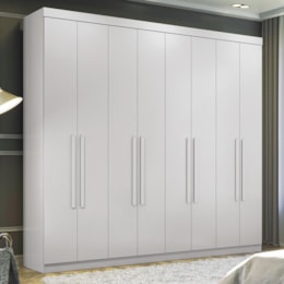 Guarda Roupa Casal Master New 8.4 8 Portas Branco - Santos Andirá