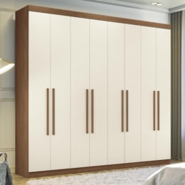 Guarda Roupa Casal Master New 8.4 8 Portas Jatobá/Areia - Santos Andirá Guarda Roupa Casal Master New 8.4 8 Portas Jatobá/Areia - Santos Andirá