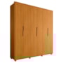 Guarda Roupa Casal Matisse 6 Portas Cinamomo - Madetec