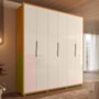 Guarda Roupa Casal Matisse 6 Portas Cinamomo/Off White - Madetec