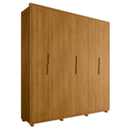 Guarda Roupa Casal Matisse 6 Portas Cumaru - Madetec