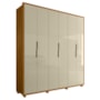 Guarda Roupa Casal Matisse 6 Portas Cumaru/Opala - Madetec