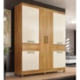 Guarda Roupa Casal Mauá 6 Portas Cinamon Touch/Off White - Demóbile