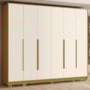 Guarda Roupa Casal Mercure 6 Portas 6 Gavetas Cinamomo/Off White – Móveis Albatroz