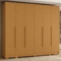 Guarda Roupa Casal Mercure 6 Portas 6 Gavetas Cinamomo – Móveis Albatroz