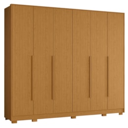 Guarda Roupa Casal Mercure 6 Portas 6 Gavetas Cinamomo – Móveis Albatroz