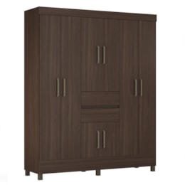 Guarda Roupa Casal Munique 8 Portas e 2 Gavetas Café Touch - Demóbile Guarda Roupa Casal Munique 8 Portas e 2 Gavetas Café Touch - Demóbile