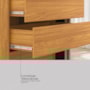 Guarda Roupa Casal Riva 2 Portas Deslizantes Flex Cinamon Touch/Off White com Espelho - Demóbile