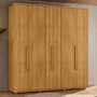 Guarda Roupa Casal Veronese Ripado 6 Portas Cumaru - Madetec