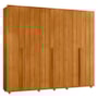 Guarda Roupa Casal Volpi Ripado 6 Portas Cinamomo - Madetec