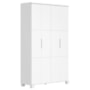Guarda Roupa Infantil Luna 4 Portas Branco Fosco - Reller Móveis