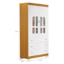 Guarda Roupa Infantil New Katatau 2 Portas e 3 Gavetas Branco Fosco/Savana - Reller Móveis