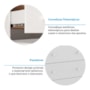Guarda Roupa Infantil Uli New 2 Portas e 3 Gavetas Branco Brilho - Móveis Peroba