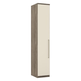 Guarda Roupa Modulado 1 Porta Doce Vida 44cm Castanha/Off White - PR Móveis Guarda Roupa Modulado 1 Porta Doce Vida 44cm Castanha/Off White - PR Móveis