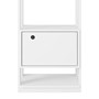 Guarda Roupa Modulado Closet Titan 1 Porta Branco Velluto - PR Móveis