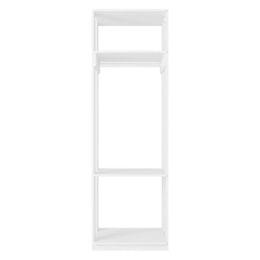 Guarda Roupa Modulado Closet Titan Branco Velluto - PR Móveis   Guarda Roupa Modulado Closet Titan Branco Velluto - PR Móveis