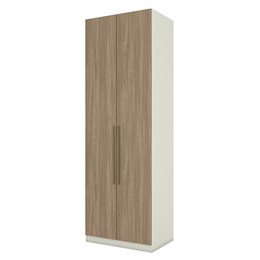 Guarda Roupa Modulado Seletto 2 Portas e 3 Gavetas Areia/Jequitibá - Móveis Henn Guarda Roupa Modulado Seletto 2 Portas e 3 Gavetas Areia/Jequitibá - Móveis Henn