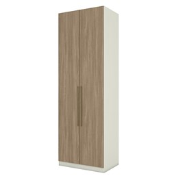 Guarda Roupa Modulado Seletto 2 Portas e 3 Gavetas Areia/Jequitibá - Móveis Henn 