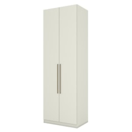 Guarda Roupa Modulado Seletto 2 Portas e 3 Gavetas Areia - Móveis Henn Guarda Roupa Modulado Seletto 2 Portas e 3 Gavetas Areia - Móveis Henn