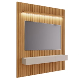 Home Maragogi 1.8 Nature/Off White com LED para TV até 65” - Permóbili