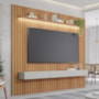 Home Maragogi 2.3 Nature/Off White com LED para TV até 84” - Permóbili 