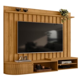 Home Painel Suspenso Ímola Cumaru para TV até 75” - Madetec Home Painel Suspenso Ímola Cumaru para TV até 75” - Madetec