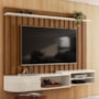 Home Painel Suspenso Ímola Naturale/Off White para TV até 75” - Madetec