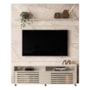 Home Piso-Teto Frizz Prestige Calacata/Off White para TV até 75” - Madetec