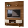 Home Piso-Teto Laguna Naturale/Off White para TV até 75” - Madetec