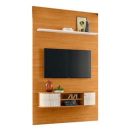 Home Piso-Teto Monte Carlo Cinamomo/Off White para TV até 65” - Madetec