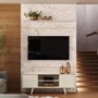 Home Piso-Teto Panorama Calacata/Off White para TV até 65” - Madetec
