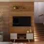 Home Piso-Teto Panorama Fendi/Naturale para TV até 65” - Madetec