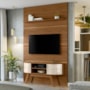 Home Piso-Teto Silverstone Naturale/Off White para TV até 65” - Madetec