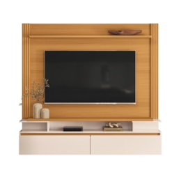 Home Suspenso Astor Cinamomo/Off White para TV até 65” – HB Móveis