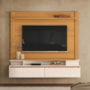 Home Suspenso Astor Cinamomo/Off White para TV até 65” – HB Móveis