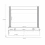 Home Suspenso Astor Cinamomo/Off White para TV até 65” – HB Móveis
