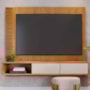 Home Suspenso Egeu Freijó/Off White Matte para TV até 65” - Colibri