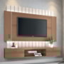 Home Suspenso Illusion 1.8 Nature/Off White para TV até 55” - HB Móveis