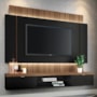 Home Suspenso Illusion 1.8 Preto/Castanho para TV até 55” - HB Móveis