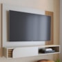 Home Suspenso Jurerê 1.6 Off White Matte/Freijó para TV até 60” - Colibri