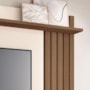 Home Suspenso Lets 1.6 Castanho/Off White para TV até 55” - HB Móveis