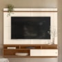 Home Suspenso Morretes 180cm Off White/Amêndoa para TV até 70” - Mobler