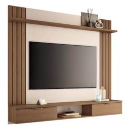 Home Suspenso Solus Castanho/Off White para TV até 70” - HB Móveis Home Suspenso Solus Castanho/Off White para TV até 70” - HB Móveis