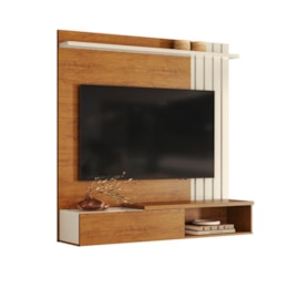 Home Suspenso Vegas 160cm Canela/Off White para TV até 65” - Mobler