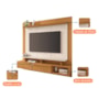 Home Suspenso Zenith Cinamomo/Off White para TV até 65” – HB Móveis