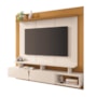 Home Suspenso Zenith Off White/Cinamomo para TV até 65” – HB Móveis
