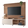 Home Theater Garbo Nature/Off White - HB Móveis